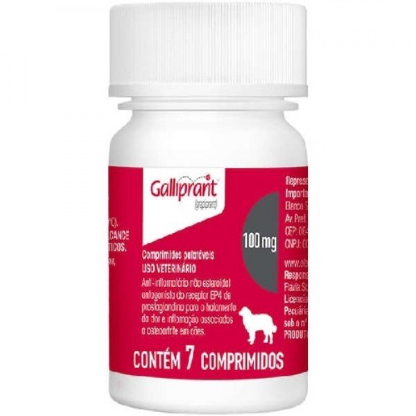 Galliprant 100mg com 7 comprimidos
