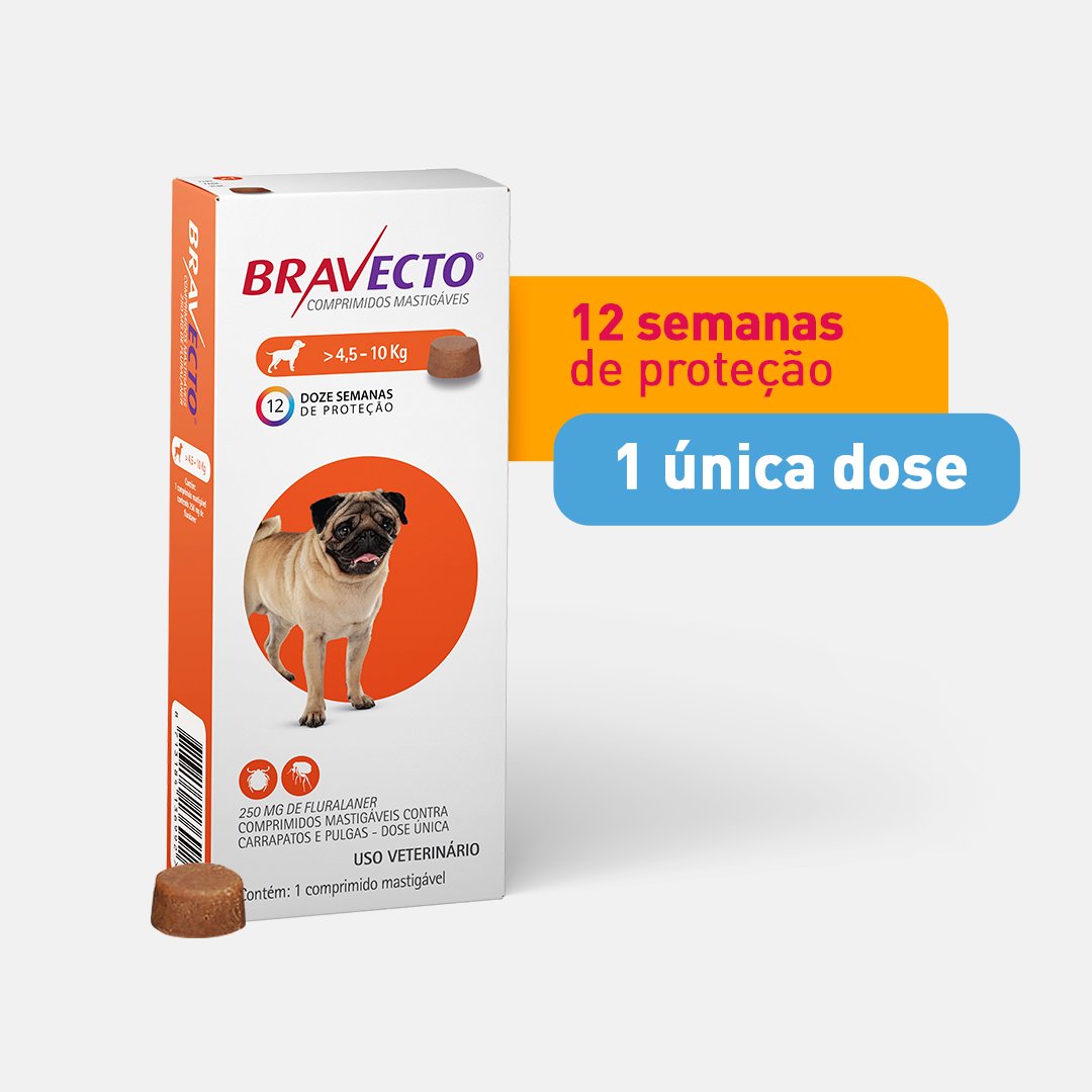 Bravecto cães 4,5-10kg